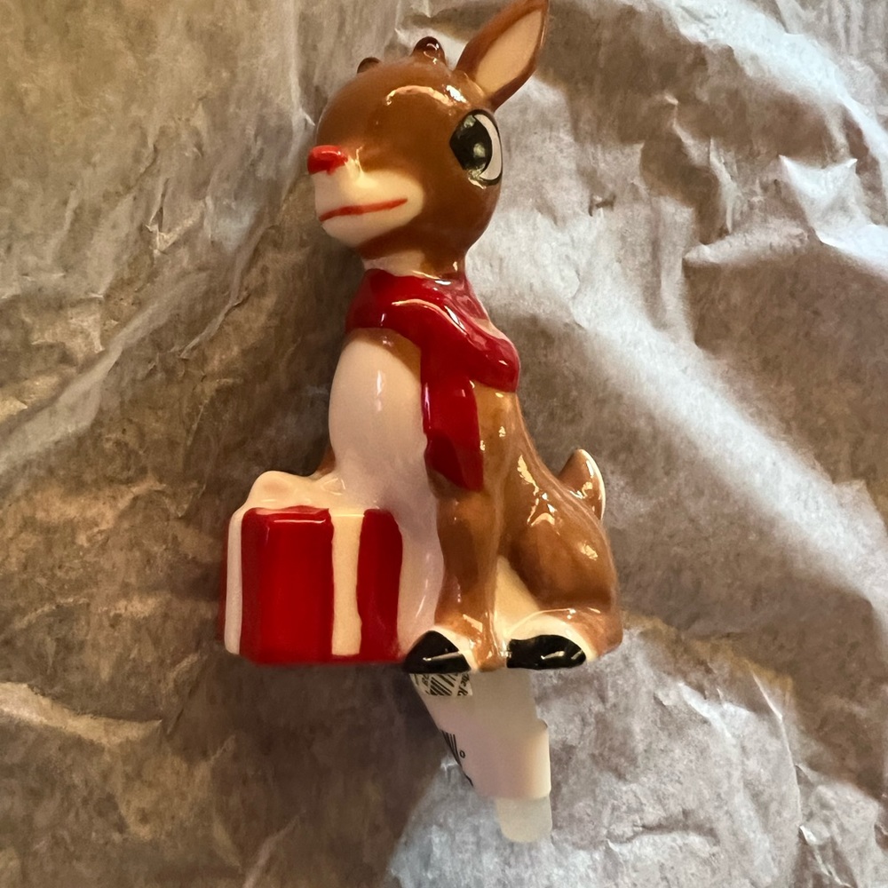 Rudolph The Red Nosed Reindeer new with tags. Nora Fleming.